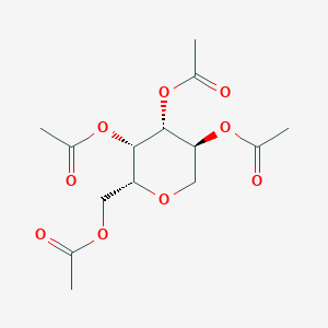 molecular formula C14H20O9 B7788665 1,5-Anhydro-D-galactitol tetraacetate CAS No. 13121-62-5