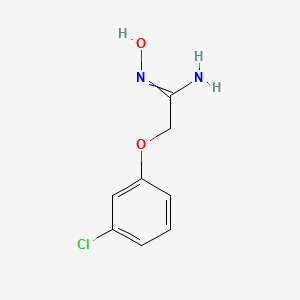2-(3-Chlorophenoxy)-N-hydroxyacetimidamide