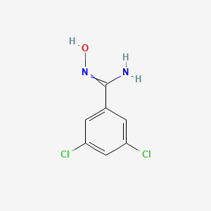 molecular formula C7H6Cl2N2O B7788835 3,5-二氯-N'-羟基苯甲酰胺 