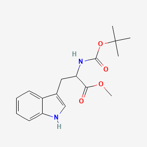 molecular formula C17H22N2O4 B7788883 2-((叔丁氧羰基)氨基)-3-(1H-吲哚-3-基)丙酸甲酯 