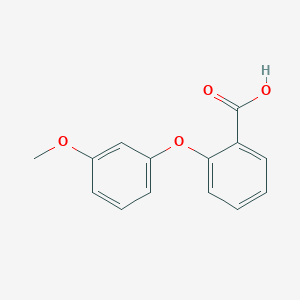molecular formula C14H12O4 B7788906 2-(3-甲氧基苯氧基)苯甲酸 CAS No. 21905-75-9