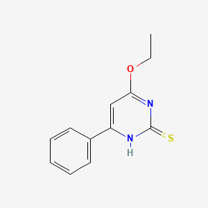 molecular formula C12H12N2OS B7788909 4-ethoxy-6-phenyl-1H-pyrimidine-2-thione 