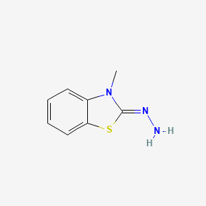 molecular formula C8H9N3S B7788967 2(3H)-Benzothiazolone, 3-methyl-, hydrazone CAS No. 62082-97-7