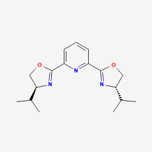 molecular formula C17H23N3O2 B7788975 (S,S)-2,6-Bis(4-isopropyl-2-oxazolin-2-yl)pyridine CAS No. 215601-37-9