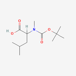 molecular formula C12H23NO4 B7788977 Boc-N-methyl-DL-Leucine 