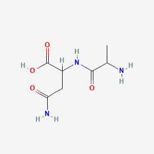 molecular formula C7H13N3O4 B7788981 dl-Alanyl-dl-asparagine CAS No. 20051-99-4