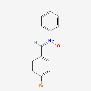 molecular formula C13H10BrNO B7789000 N-[(Z)-(4-bromophenyl)methylidene]-N-phenylamine oxide 