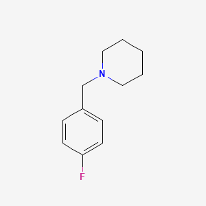 molecular formula C12H16FN B7789008 1-(4-Fluorobenzyl)piperidine CAS No. 139592-92-0