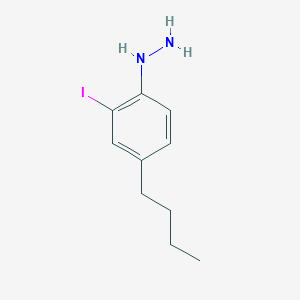(4-Butyl-2-iodophenyl)hydrazine