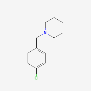 molecular formula C12H16ClN B7789068 1-(4-Chlorobenzyl)piperidine CAS No. 59507-42-5