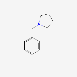 molecular formula C12H17N B7789073 1-(4-Methylbenzyl)pyrrolidine 