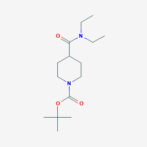 molecular formula C15H28N2O3 B7789102 Tert-butyl 4-(diethylcarbamoyl)piperidine-1-carboxylate 