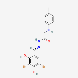 molecular formula C16H15Br2N3O3 B7789121 (E)-N