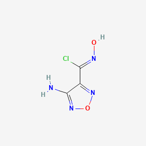 4-Amino-N-hydroxy-1,2,5-oxadiazole-3-carbimidoyl chloride