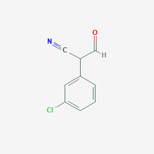 molecular formula C9H6ClNO B7789146 2-(3-氯苯基)-3-氧代丙腈 