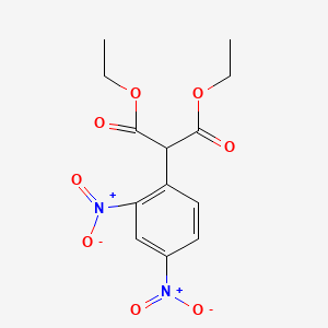 molecular formula C13H14N2O8 B7789209 Diethyl(2,4-dinitrophenyl)malonate CAS No. 4950-04-3