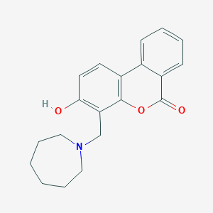 4-(Azepan-1-ylmethyl)-3-hydroxybenzo[c]chromen-6-one