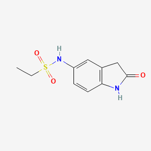 molecular formula C10H12N2O3S B7789444 N-(2-oxoindolin-5-yl)ethanesulfonamide 