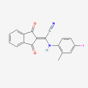 molecular formula C18H11IN2O2 B7789459 CID 1190999 
