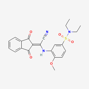 molecular formula C22H21N3O5S B7789462 CID 7897231 