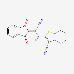 molecular formula C20H13N3O2S B7789489 CID 1191001 