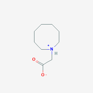 molecular formula C9H17NO2 B7789768 2-(Azocan-1-ium-1-yl)acetate 
