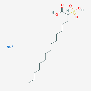 molecular formula C16H32NaO5S+ B077898 Sodium hydrogen sulphonatopalmitate CAS No. 10538-20-2