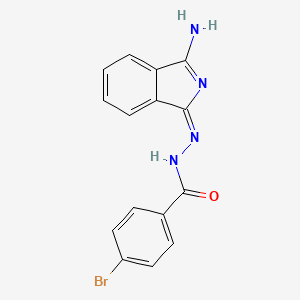 molecular formula C15H11BrN4O B7789802 CID 5398927 
