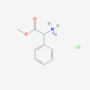 (2-Methoxy-2-oxo-1-phenylethyl)azanium;chloride