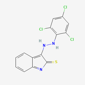 molecular formula C14H8Cl3N3S B7789987 CID 5706812 