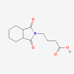molecular formula C12H17NO4 B7790015 4-(1,3-dioxo-octahydro-1H-isoindol-2-yl)butanoic acid 