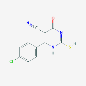 molecular formula C11H6ClN3OS B7790178 CID 405206 