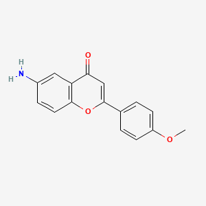 6-Amino-2-(4-methoxyphenyl)chromen-4-one