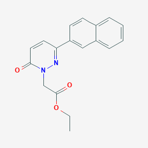 ethyl [3-(naphthalen-2-yl)-6-oxopyridazin-1(6H)-yl]acetate