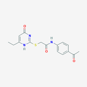 molecular formula C16H17N3O3S B7790259 CID 7527861 