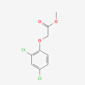 molecular formula C9H8Cl2O3 B7790341 Methyl (2,4-dichlorophenoxy)acetate CAS No. 2176-70-7