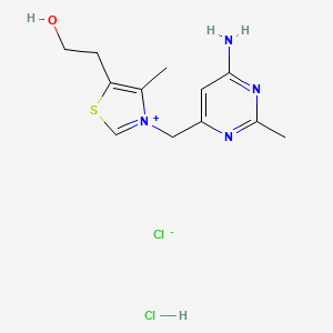 2-[3-[(6-Amino-2-methyl-4-pyrimidinyl)methyl]-4-methyl-5-thiazol-3-iumyl]ethanol chloride hydrochloride