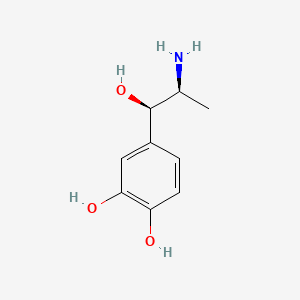 molecular formula C9H13NO3 B7790519 Levonordefrin CAS No. 74812-63-8