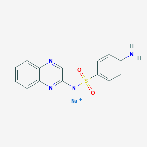 molecular formula C14H11N4NaO2S B7790555 CID 71594 