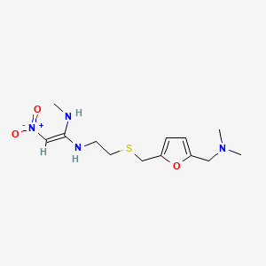 molecular formula C13H22N4O3S B7790565 雷尼替丁 CAS No. 82530-72-1