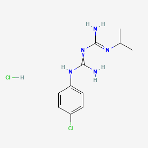 molecular formula C11H17Cl2N5 B7790594 Proguanil hydrochloride 
