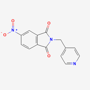 5-Nitro-2-(pyridin-4-ylmethyl)isoindole-1,3-dione