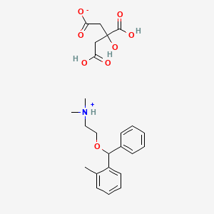 2-Dimethylaminoethyl-2-methyl-benzhydryl ether citrate