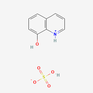 molecular formula C9H9NO5S B7790705 8-Hydroxyquinolinium hydrogen sulfate 