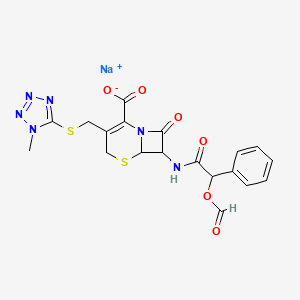 molecular formula C19H17N6NaO6S2 B7790748 CID 5702191 