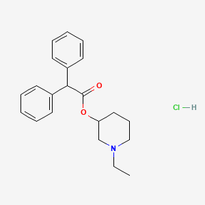 molecular formula C21H26ClNO2 B7790758 Piperidolate hydrochloride CAS No. 8055-12-7