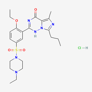 molecular formula C23H33ClN6O4S B7790826 CID 10142962 