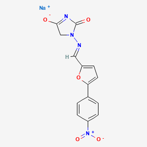 molecular formula C14H9N4NaO5 B7790889 Dantrolene sodium CAS No. 1231955-65-9