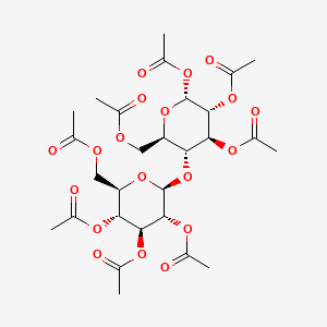 molecular formula C28H38O19 B7790920 α-D-纤维二糖八乙酸酯 