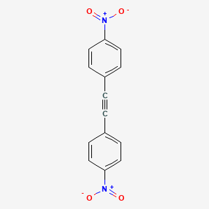 molecular formula C14H8N2O4 B7790931 Benzene, 1,1'-(1,2-ethynediyl)bis[4-nitro- CAS No. 2735-14-0